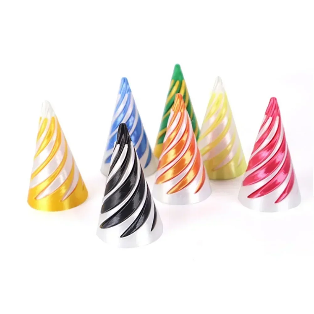 3D Printed Helix Screw Rotating Toys Stress Reducing Tool Pyramid