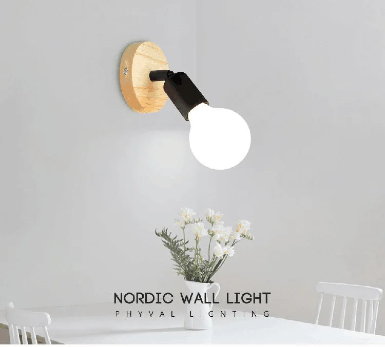 Vintage Industrial E27 Wall Sconce
