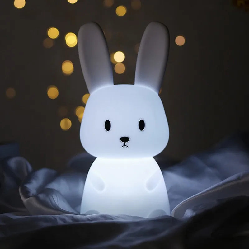 Silicone Rabbit Night Light