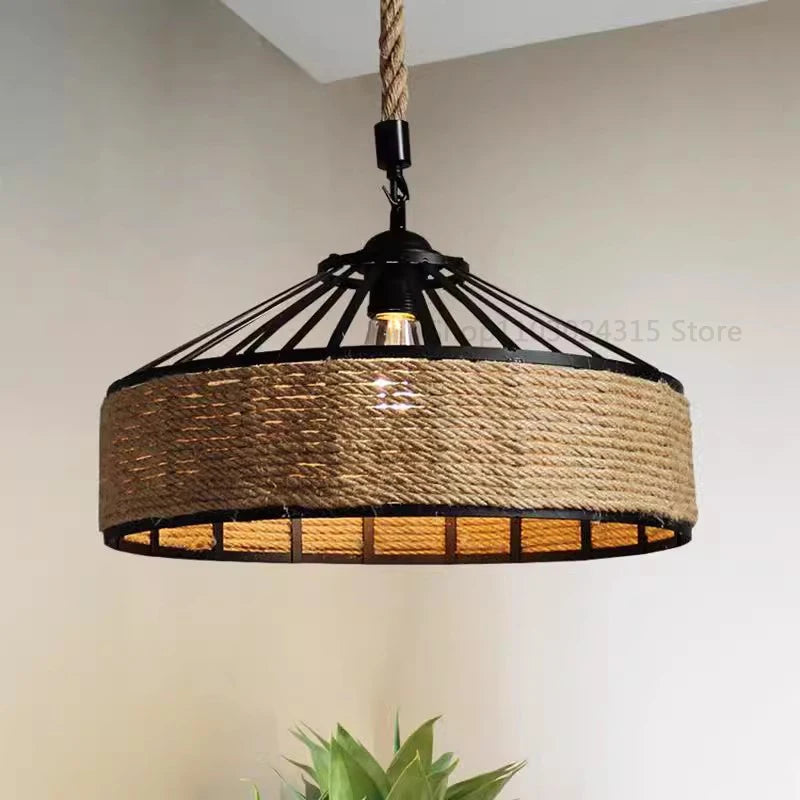 Hemp Rope Pendant Light