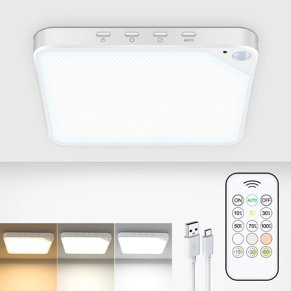 Rechargeable Motion Sensor Ceiling Light