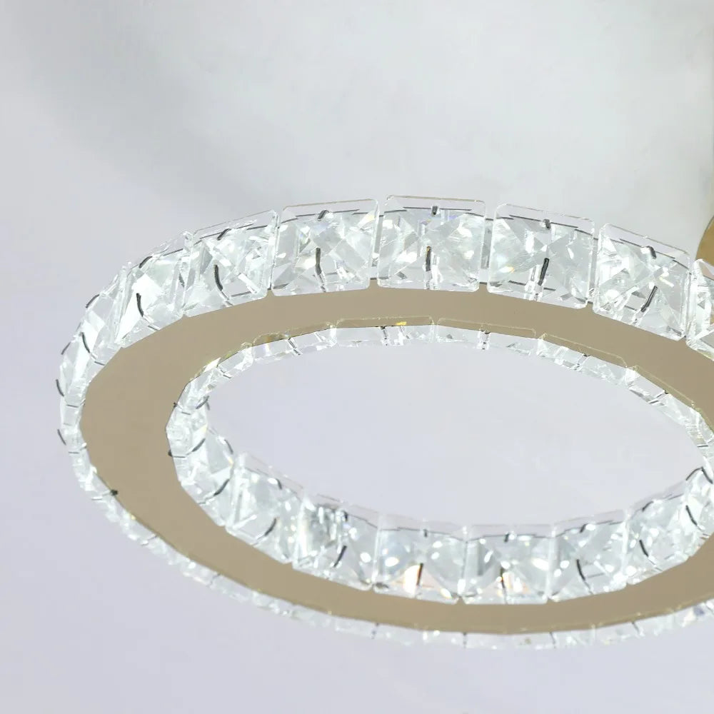 Gold Crystal Ceiling Chandelier