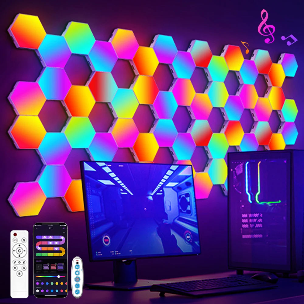 RGB Hexagon Smart Wall Panels