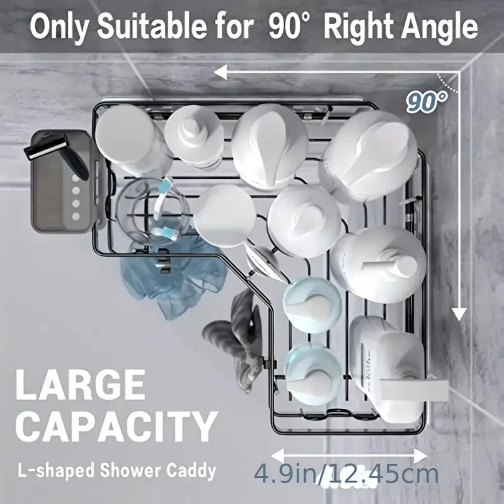 Stainless Steel Corner Shower Shelf