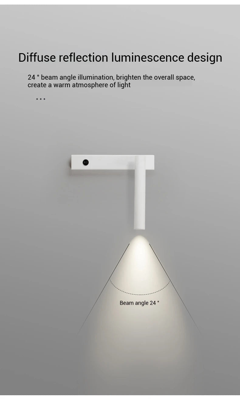 Minimalist Rotating Wall Sconce
