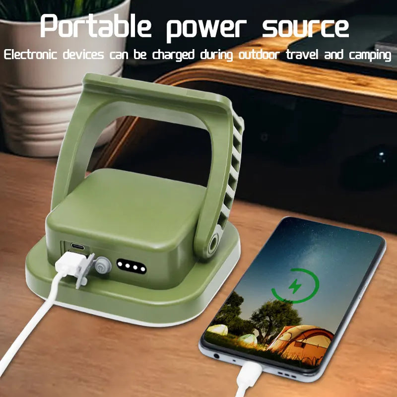 MOSLIGHTING Solar Chargin Tent Strong Light with Magnet Zoom Portable