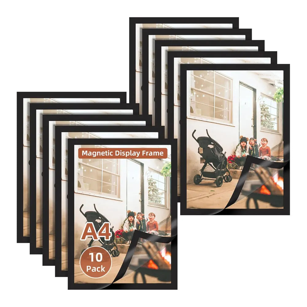 Magnetic A4 Photo Frames 10 Pack