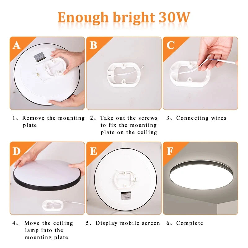 Waterproof IP44 LED Bathroom Ceiling Light
