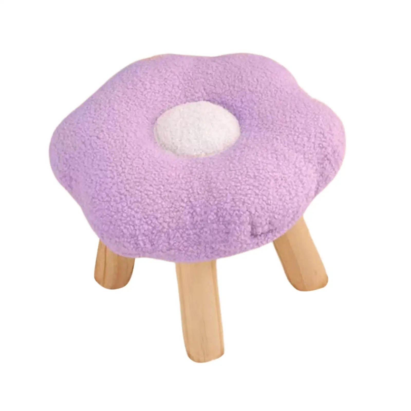Wooden Small Foot Stool, Non Slip Footrest