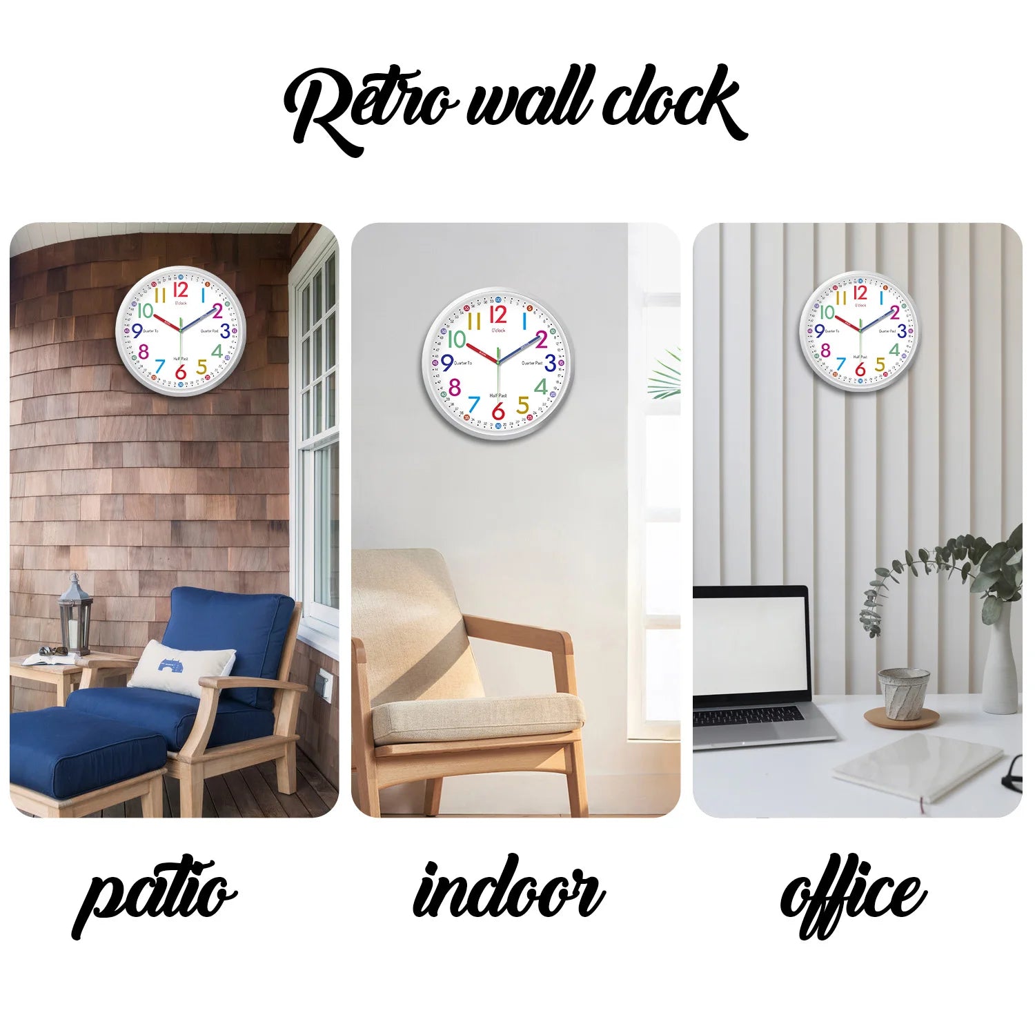 Minimalist Glass Wall Clock