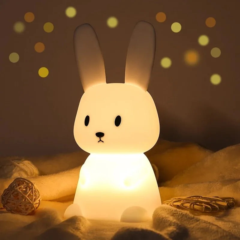 Silicone Rabbit Night Light