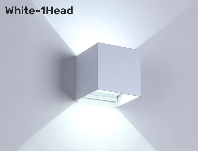 Motion Sensor LED Wall Lamp Outdoor Waterproof IP65 Up Down Sconce
