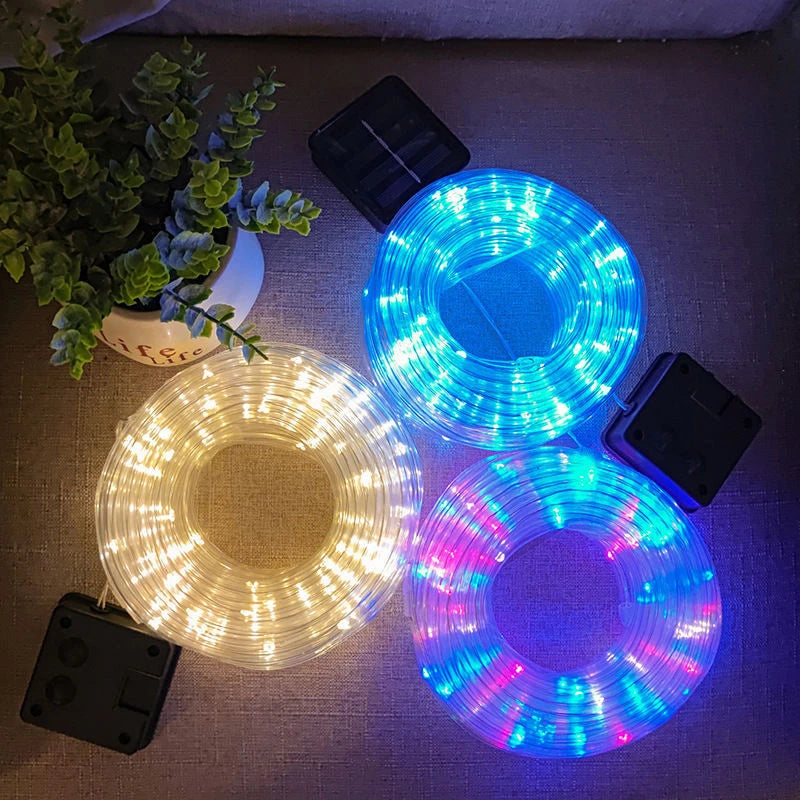 Solar Tube Rope Lights Outdoor