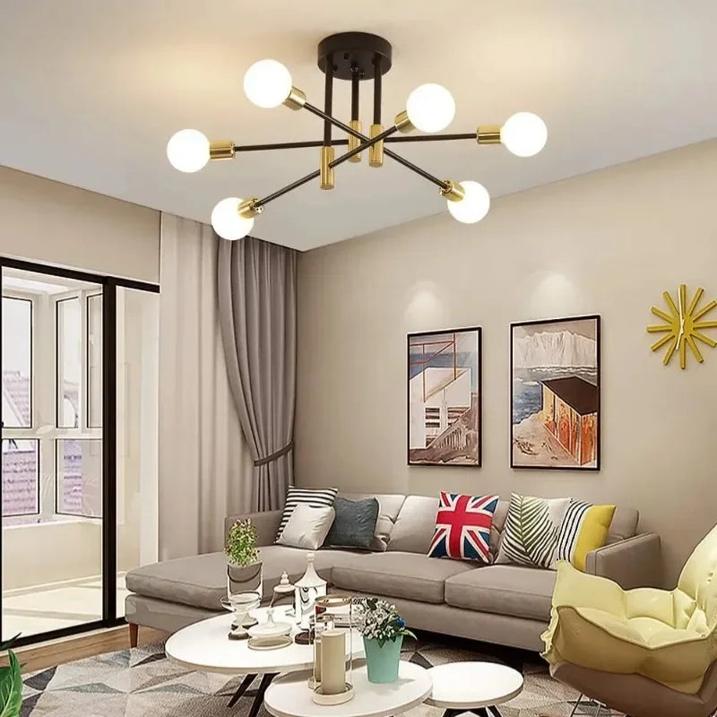 Nordic Branch Sputnik Ceiling Chandelier