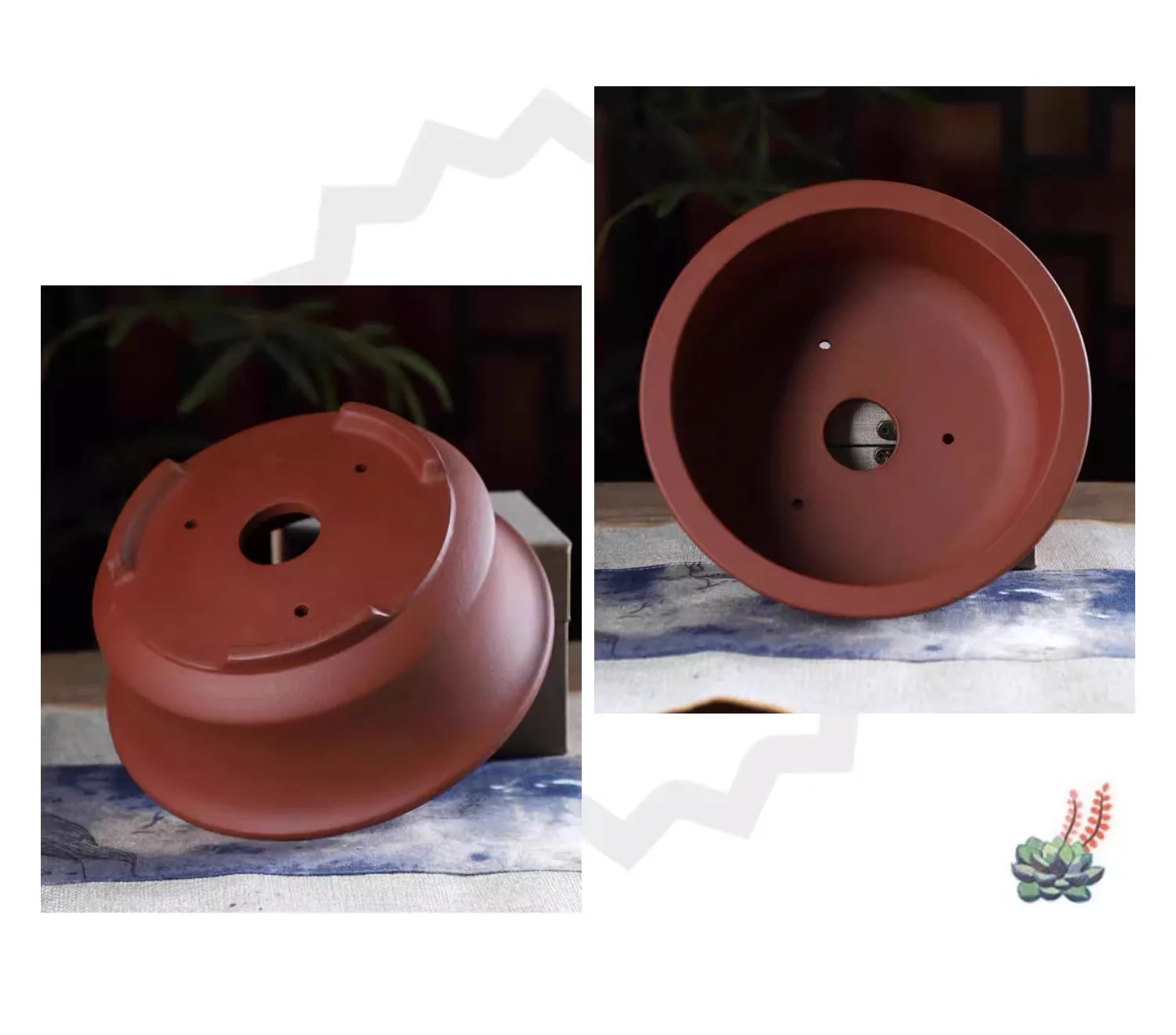 Ceramic Bonsai Bowl Pot