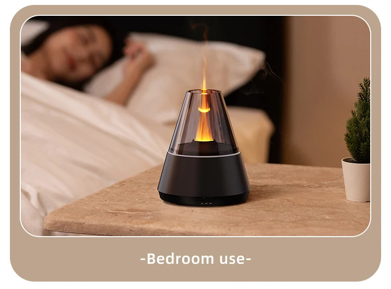 New Air Humidifier Home Colorful Lamp Usb Charge Essential Oil Spray