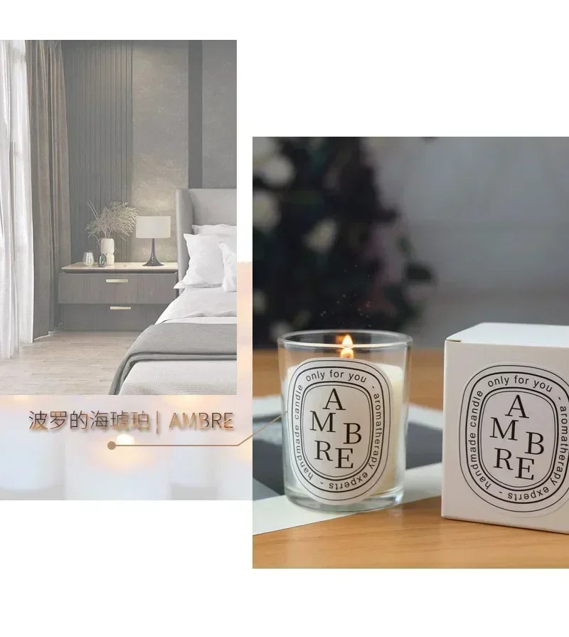 Romantic Transparent Scented Fragrance Candle Light Gift Scented