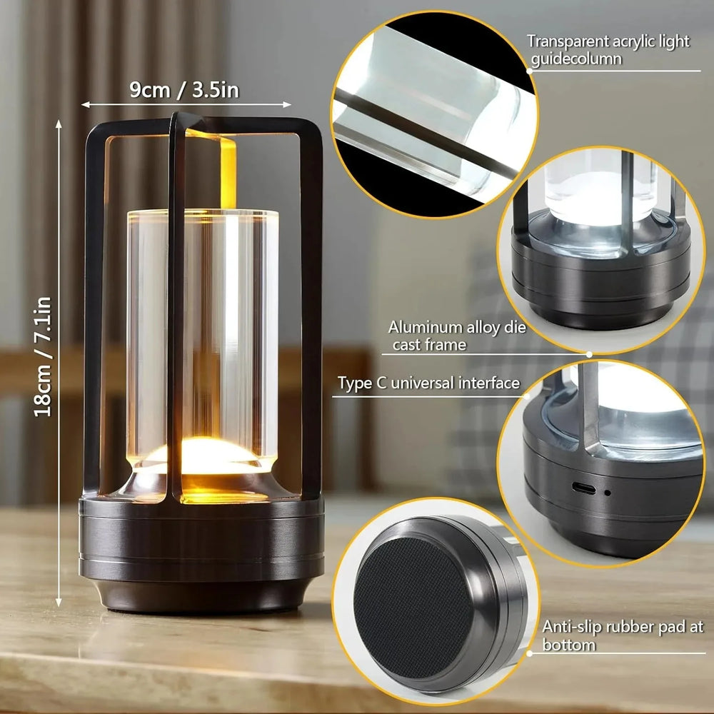 Cordless LED Atmosphere Table Lamp