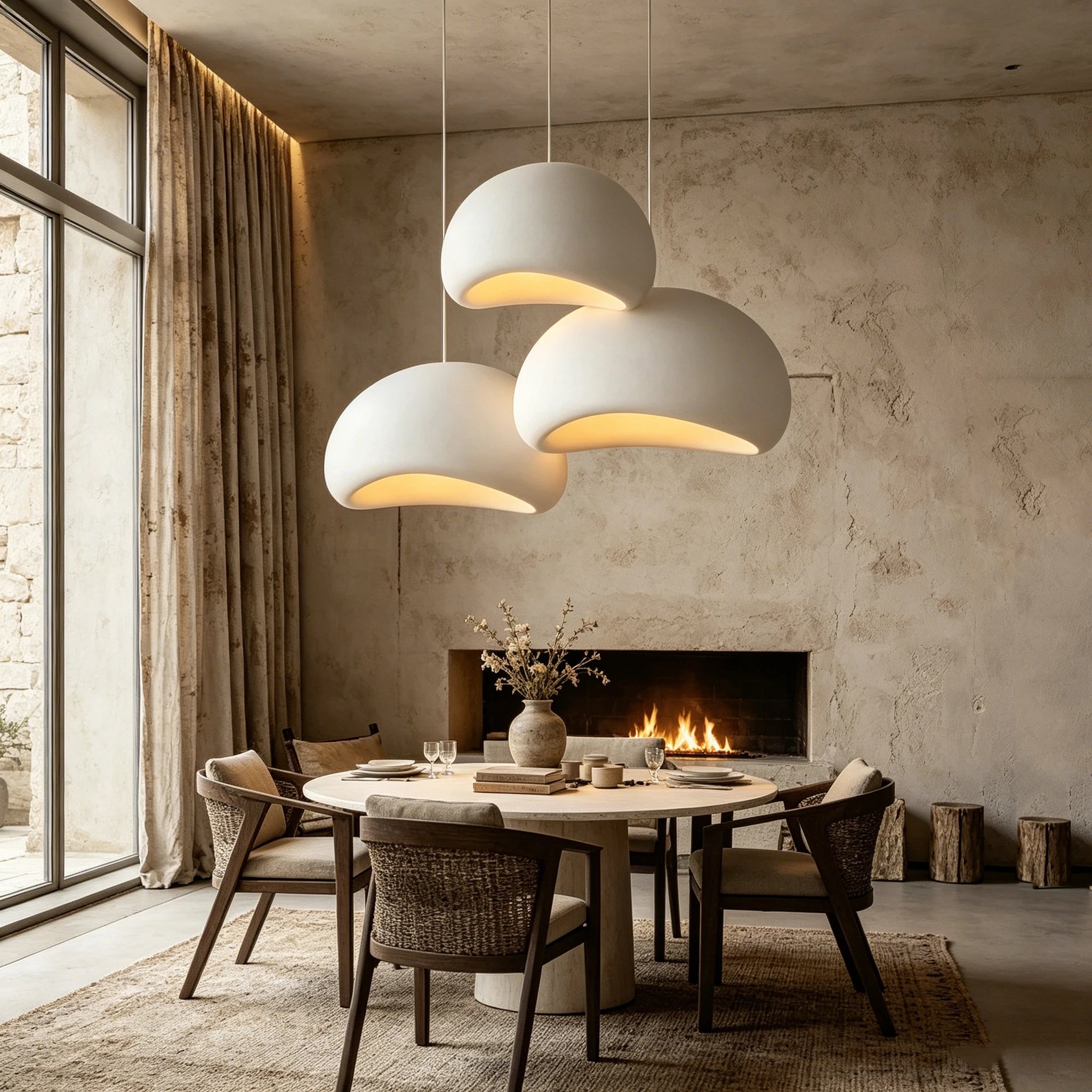 Wabi Sabi Dome Pendant Light