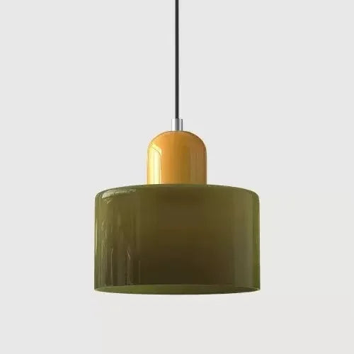 Vintage Stained Glass Chandelier for Bedside and Dining