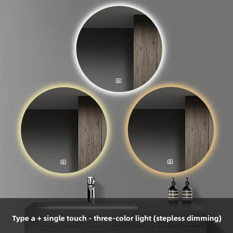 Smart Anti-Fog Round Vanity Mirror