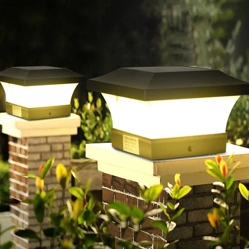 Color Changing Solar Post Cap Light