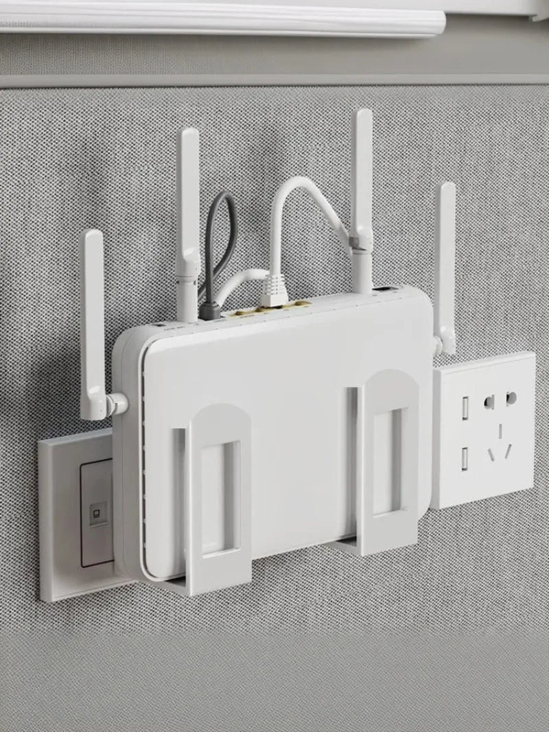 Wall Mounted Router Storage Bracket Pair