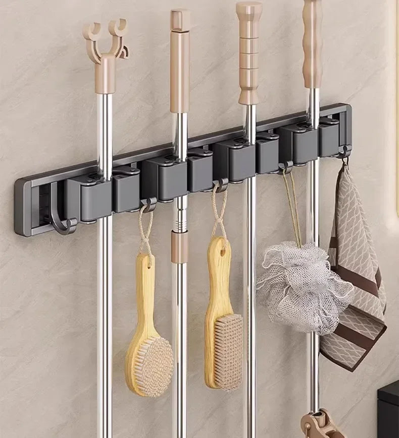 Wall Mounted Mop and Broom Holder