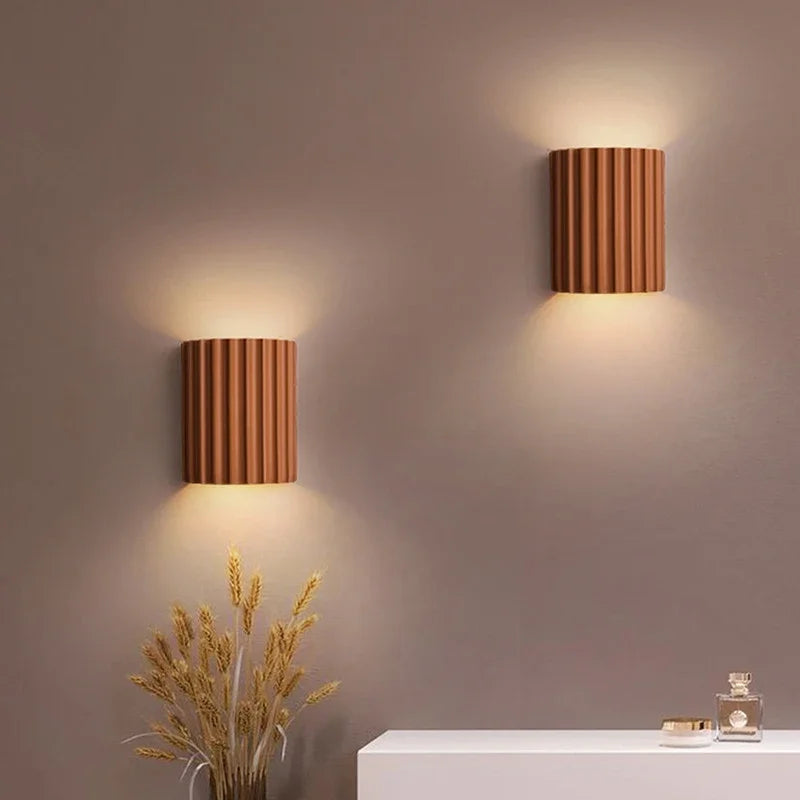 Nordic Resin Bedside Wall Lamp