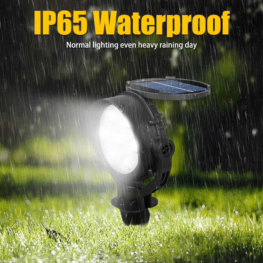 Adjustable Solar Landscape Spotlight