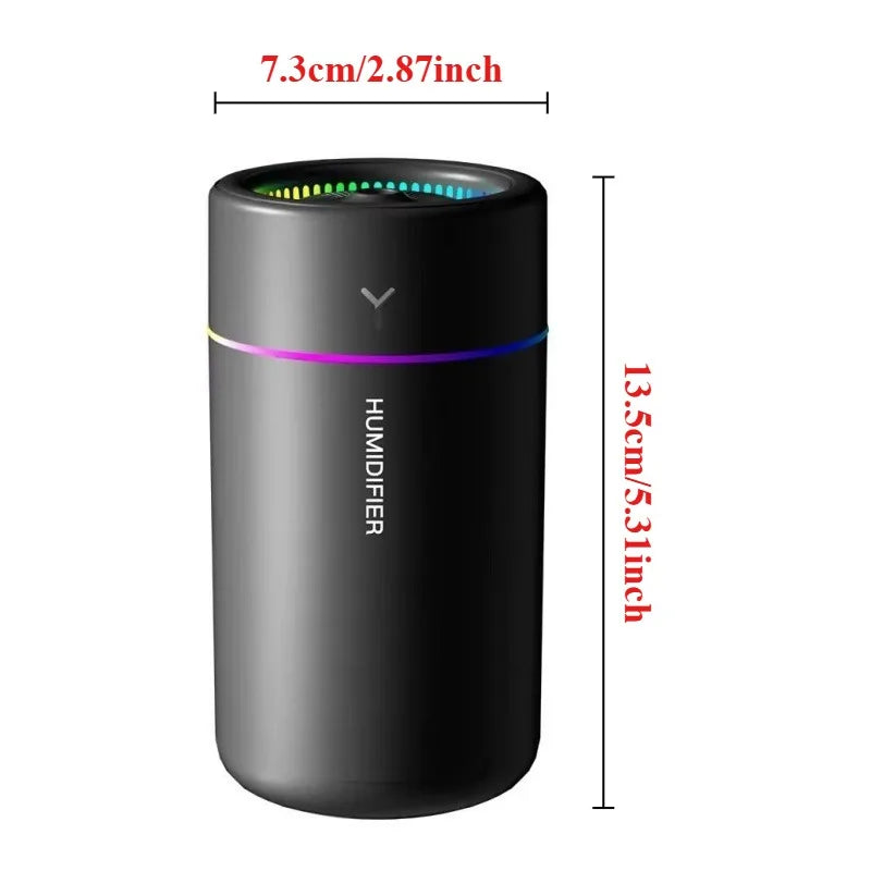 280ML Air Humidifier Large Fog Volume Colorful Atmosphere Light Silent