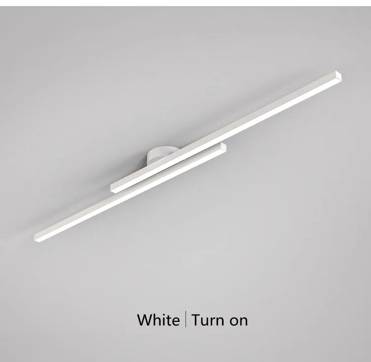 Long Aluminium LED Ceiling Light Modern Creative Design Ceiling Lamp