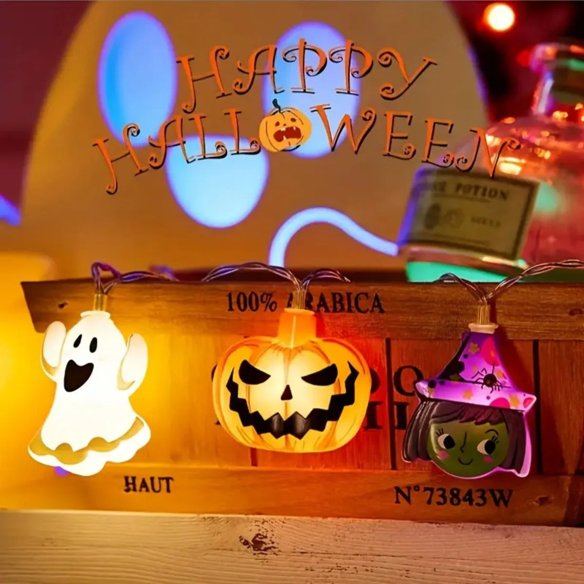 Halloween Shape LED String Lights