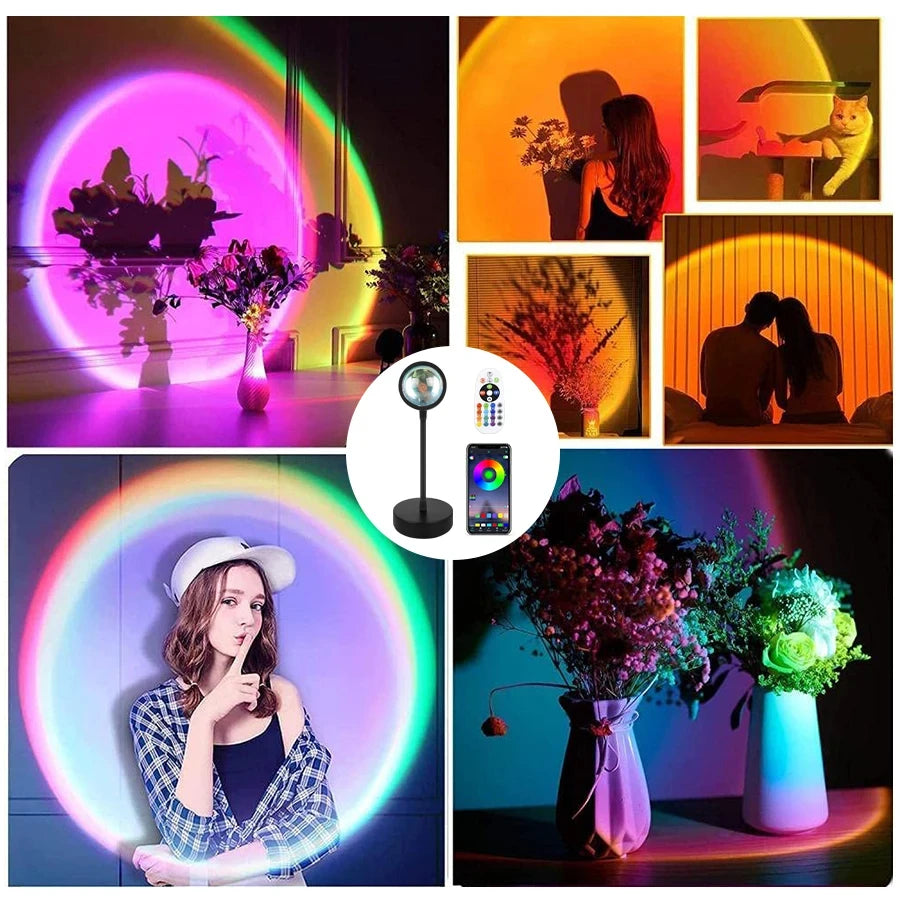 Sunset Bluetooth Rainbow Projector