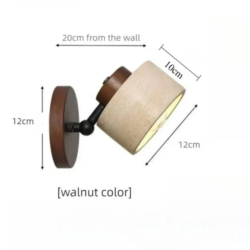 Yellow Cave Stone Wall Sconce