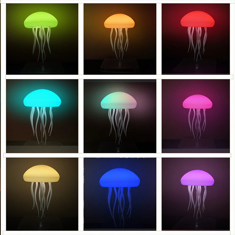 Color Changing LED Jellyfish Lamp