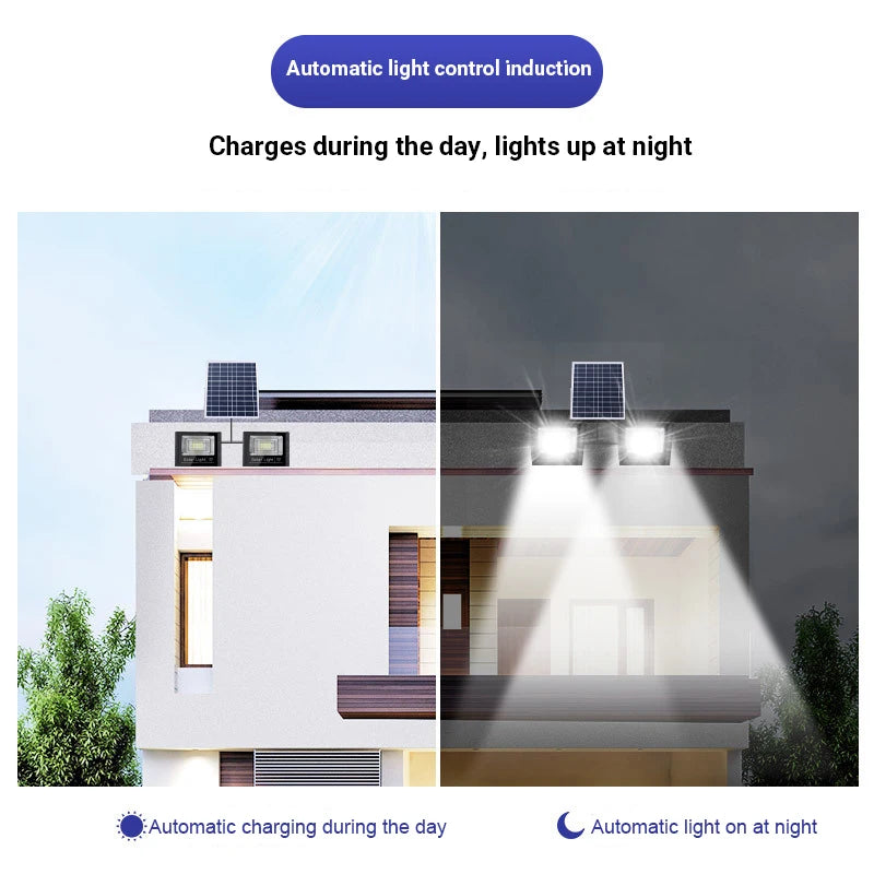 400W Solar Two-Head Flood Light