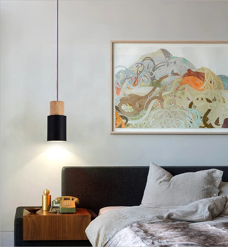 Minimalist Bedside Pendant Light