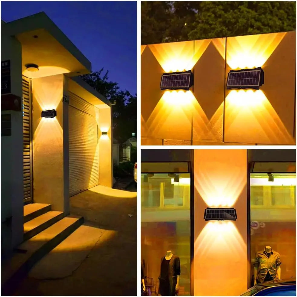 Up & Down Solar Wall Light