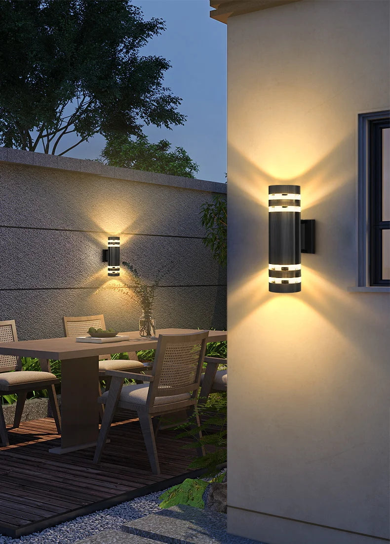 E27 Outdoor Up And Down Wall Sconce