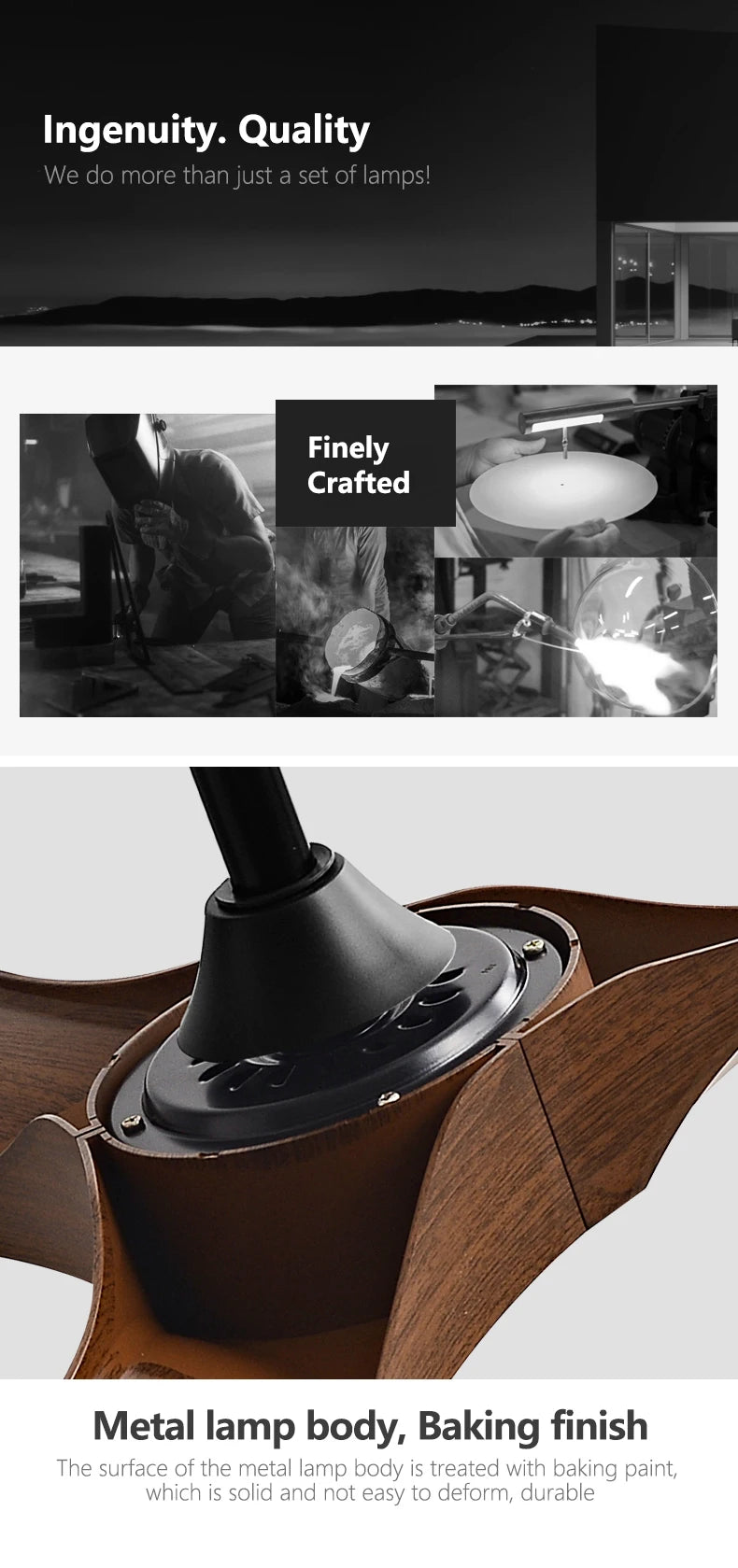 Industrial Vintage Ceiling Fan