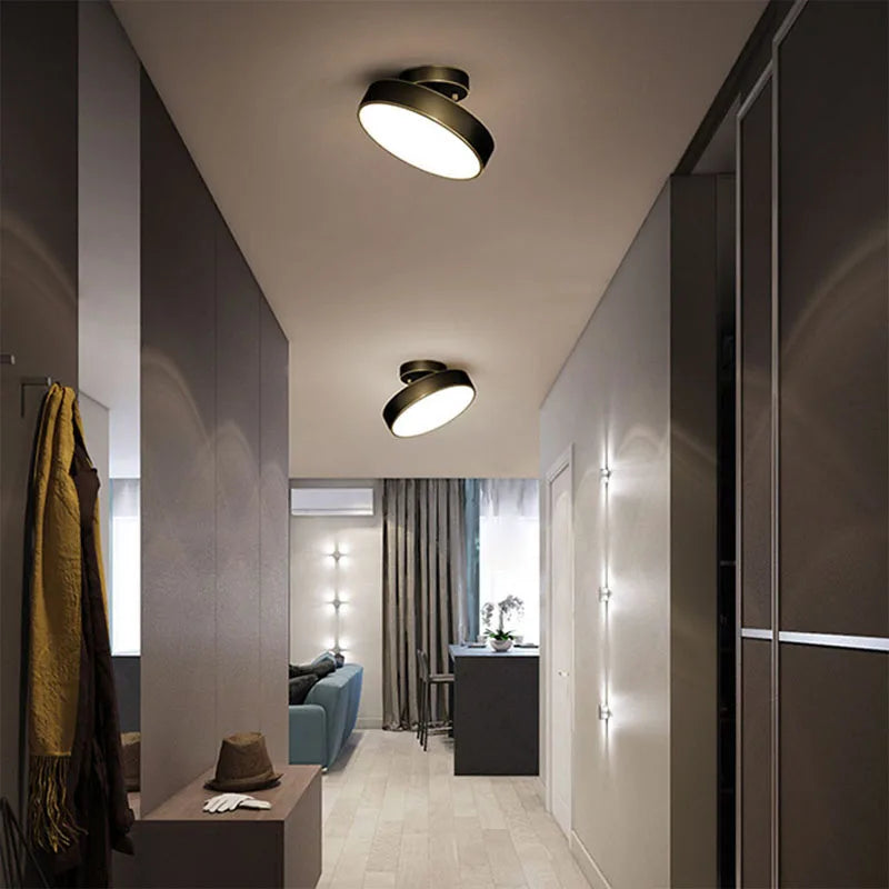 Copper Round LED Ceiling Light