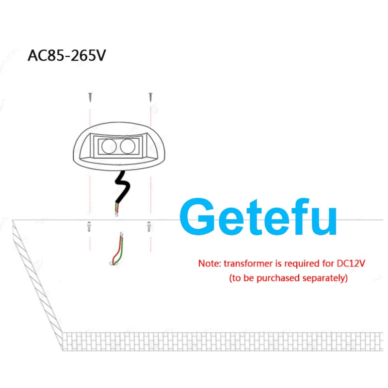 LED Inground Light Outdoor Underground Lights Recessed