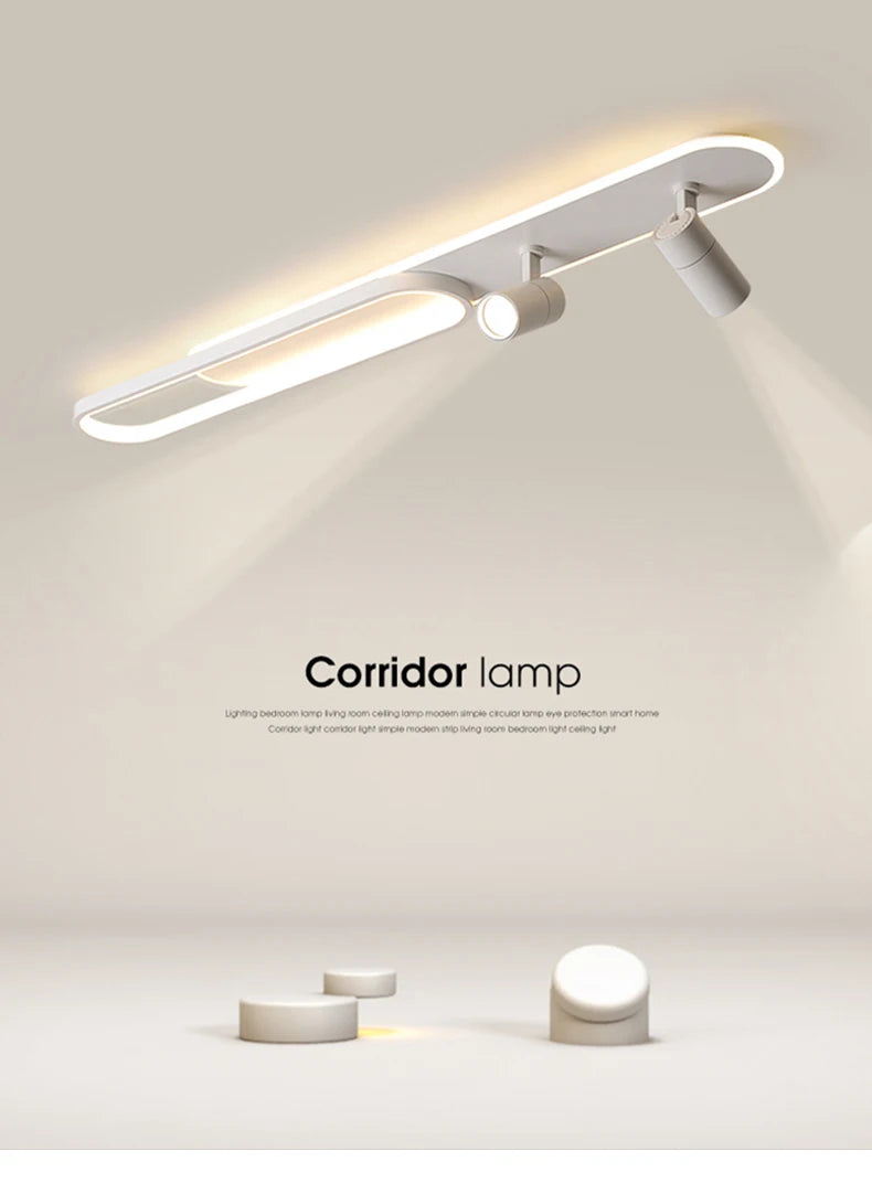 Ceiling Light with Adjustable Spotlights