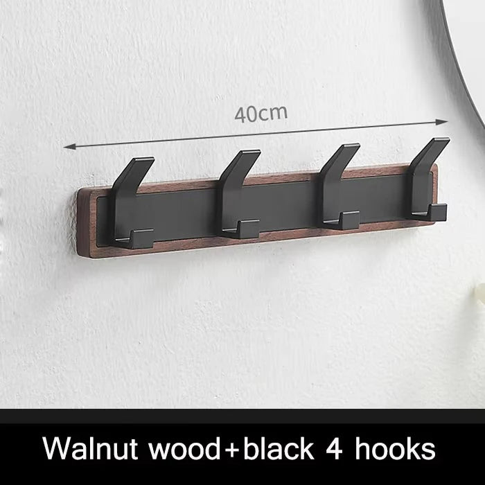 Walnut Wood Wall Coat Hook
