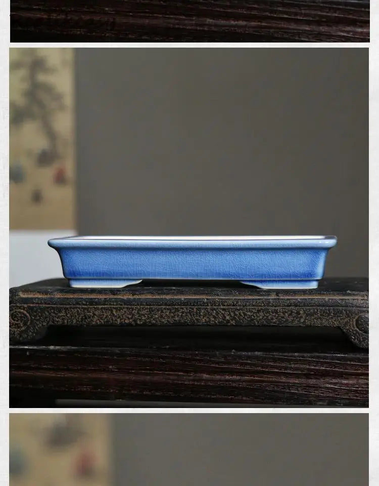 Glazed Ceramic Bonsai Planter