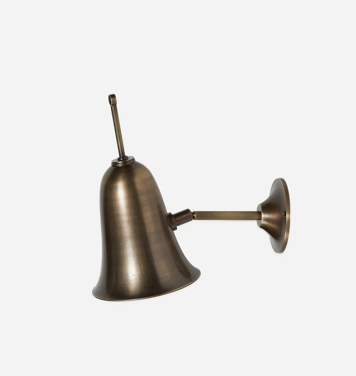 Adjustable Bell Shade Wall Lamp, Solid Copper Reading