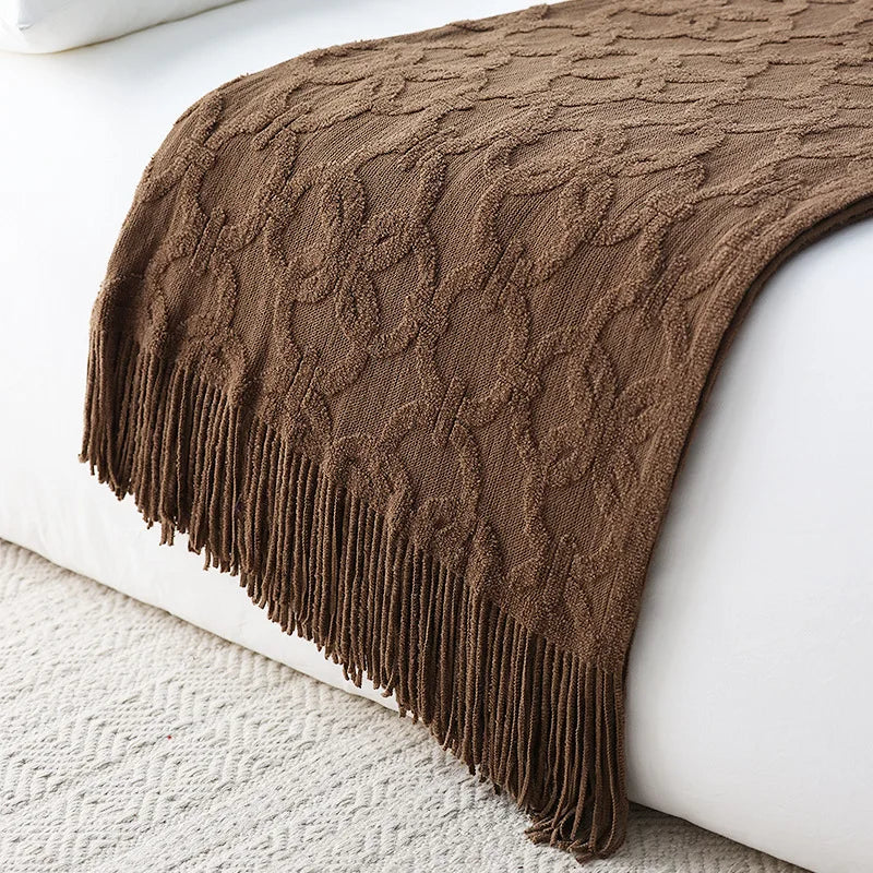 Knit Bed Runner Throw