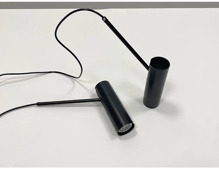 Nordic Black LED Bedside Pendant