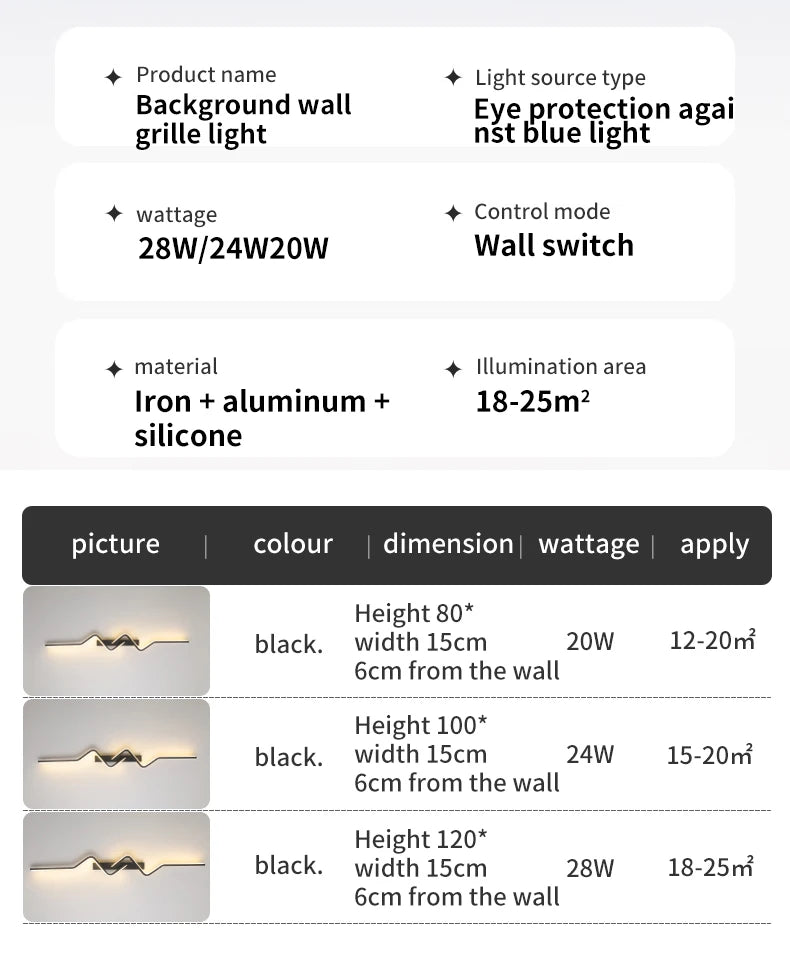 Modern Stairs Wall Light Nordic Living Room lights For Wall Sconce